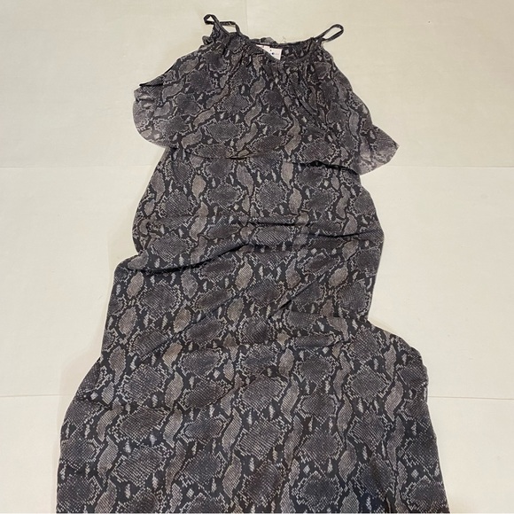 NWT! Sweet Pea Gray Snake Print Dress - Picture 1 of 7